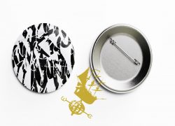 Graffiti Calligraphy Badge