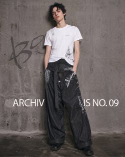 Slum Gentry Twisted Pinstripe Trousers