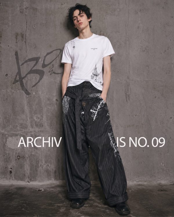 Slum Gentry Twisted Pinstripe Trousers